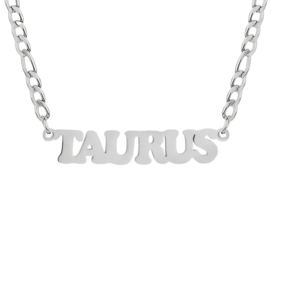 Taurus Necklace Zodiac Stainless Steel - Picture 1 of 7
